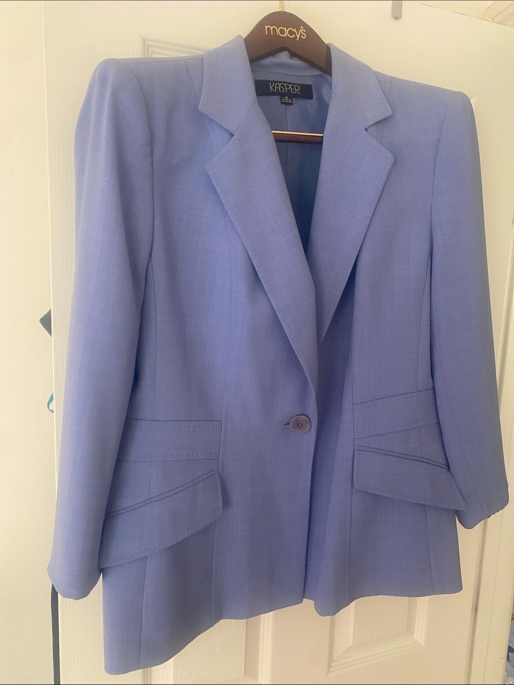 Kasper Women's Light Lavender Tailored Blazer